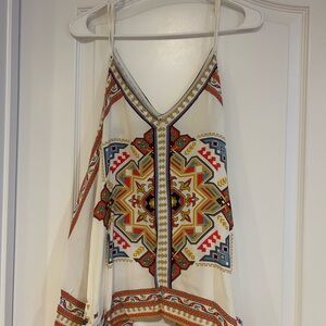 Bohemian Print Spaghetti Strap top